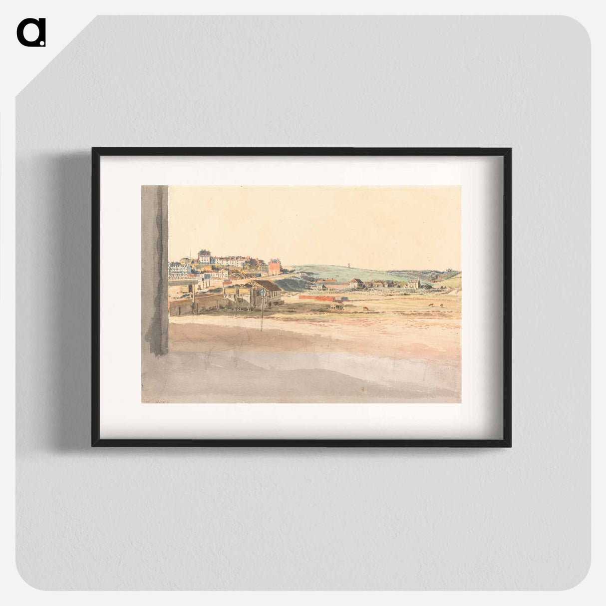 The Flagstaff, Margate - ウィリアム ヘンリー ハント Poster.