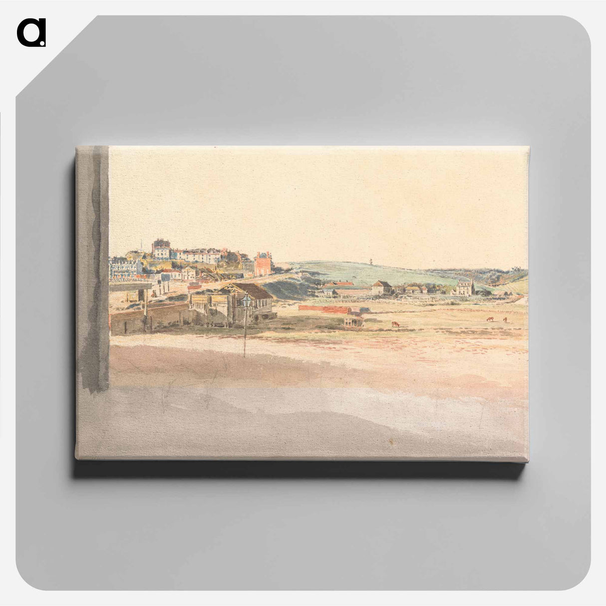 The Flagstaff, Margate - William Henry Hunt Canvas.