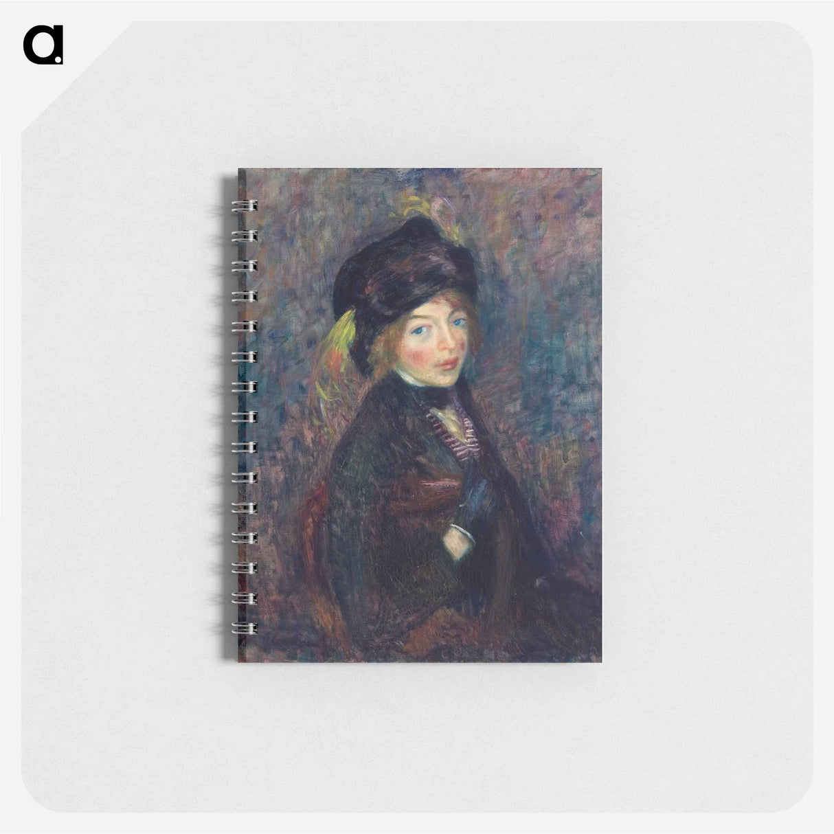 Head of Girl, Feather in Turban - ウィリアム ジェームス グラッケンズ Memo.