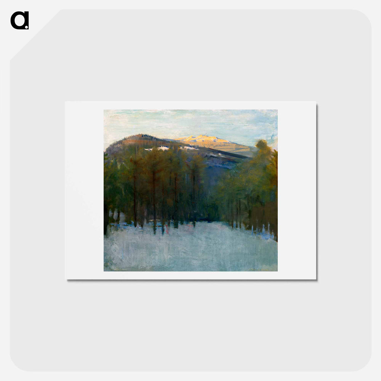 Mount Monadnock - アボット ハンダーソン セイヤー Postcard.