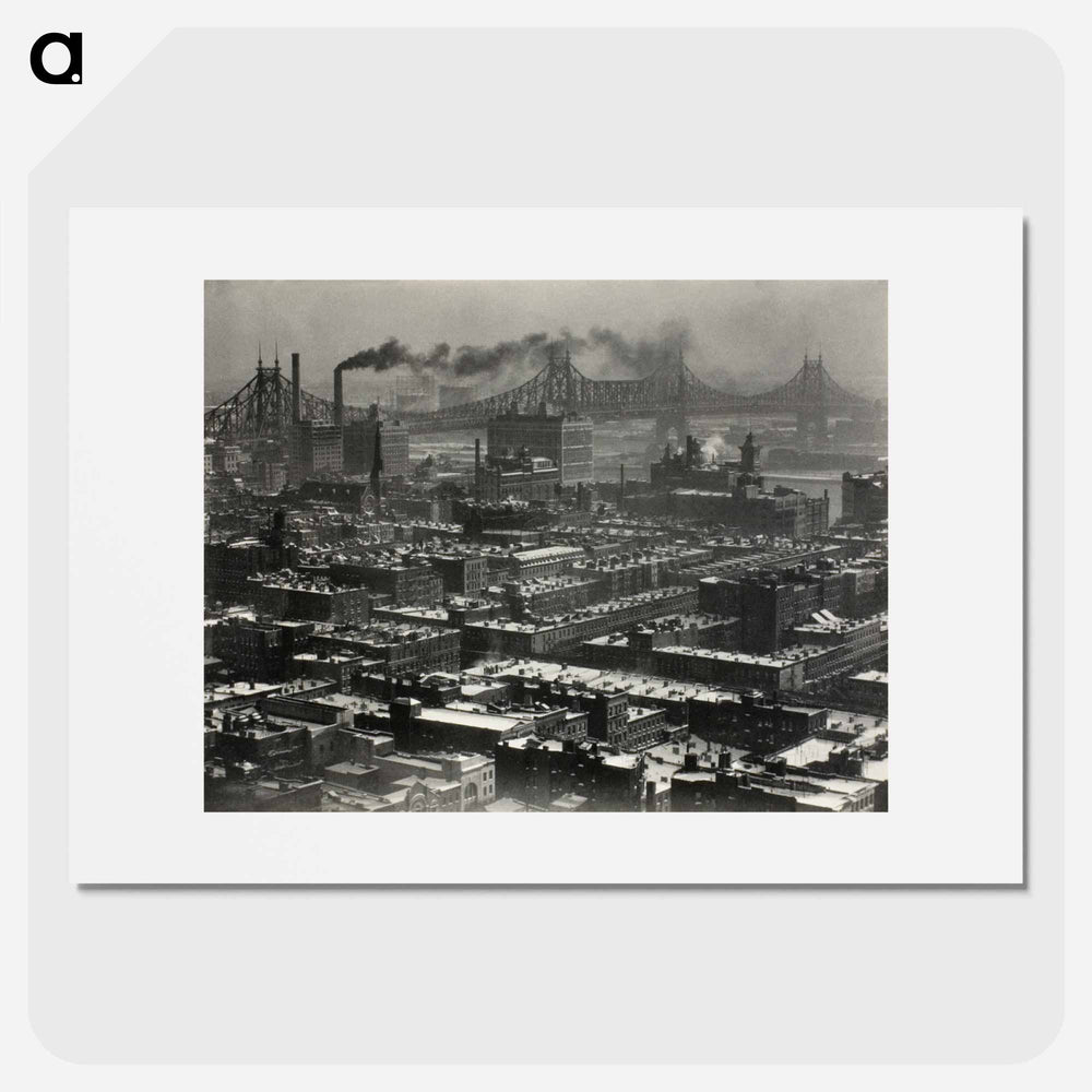From Room 3003–The Shelton, New York, Looking Northeast - アルフレッド スティーグリッツ Poster.