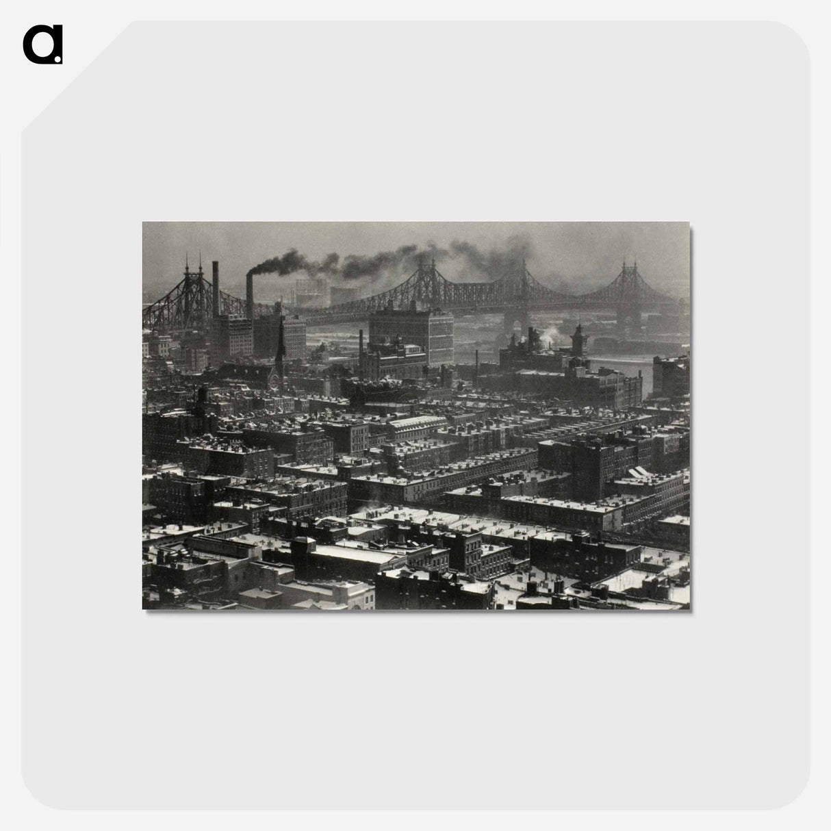 アートポストカード-From Room 3003–The Shelton, New York, Looking Northeast - アルフレッド スティーグリッツ Postcard.