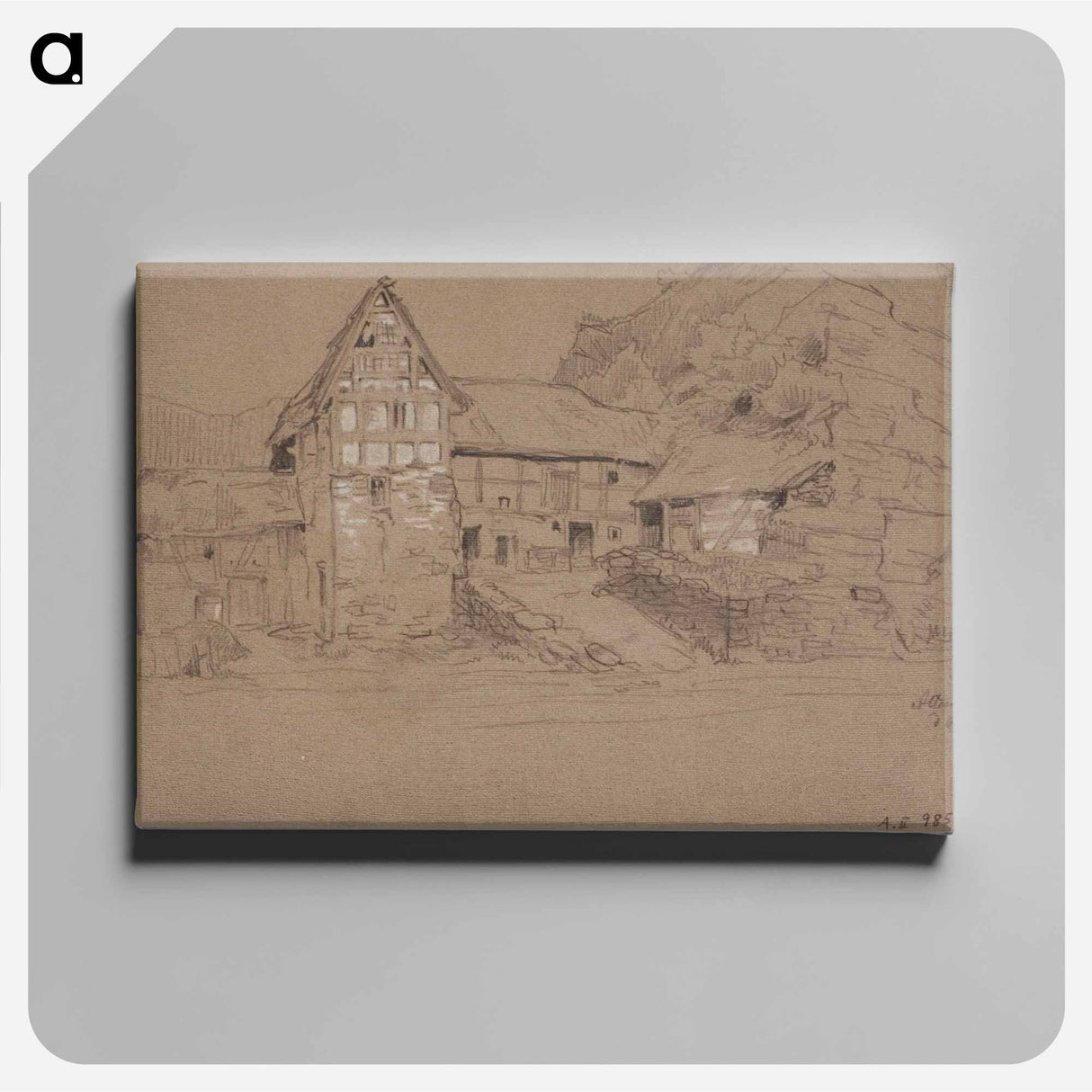 Maalaistalo, altenahr - アンダース エクマン Canvas.