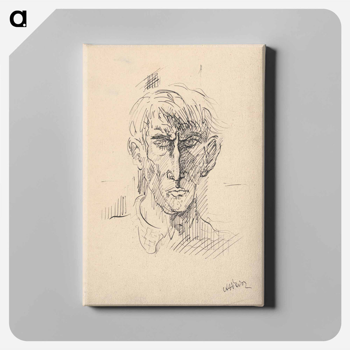 Self portrait - アーノルド ピーター ワイズ クビンチャン Canvas.