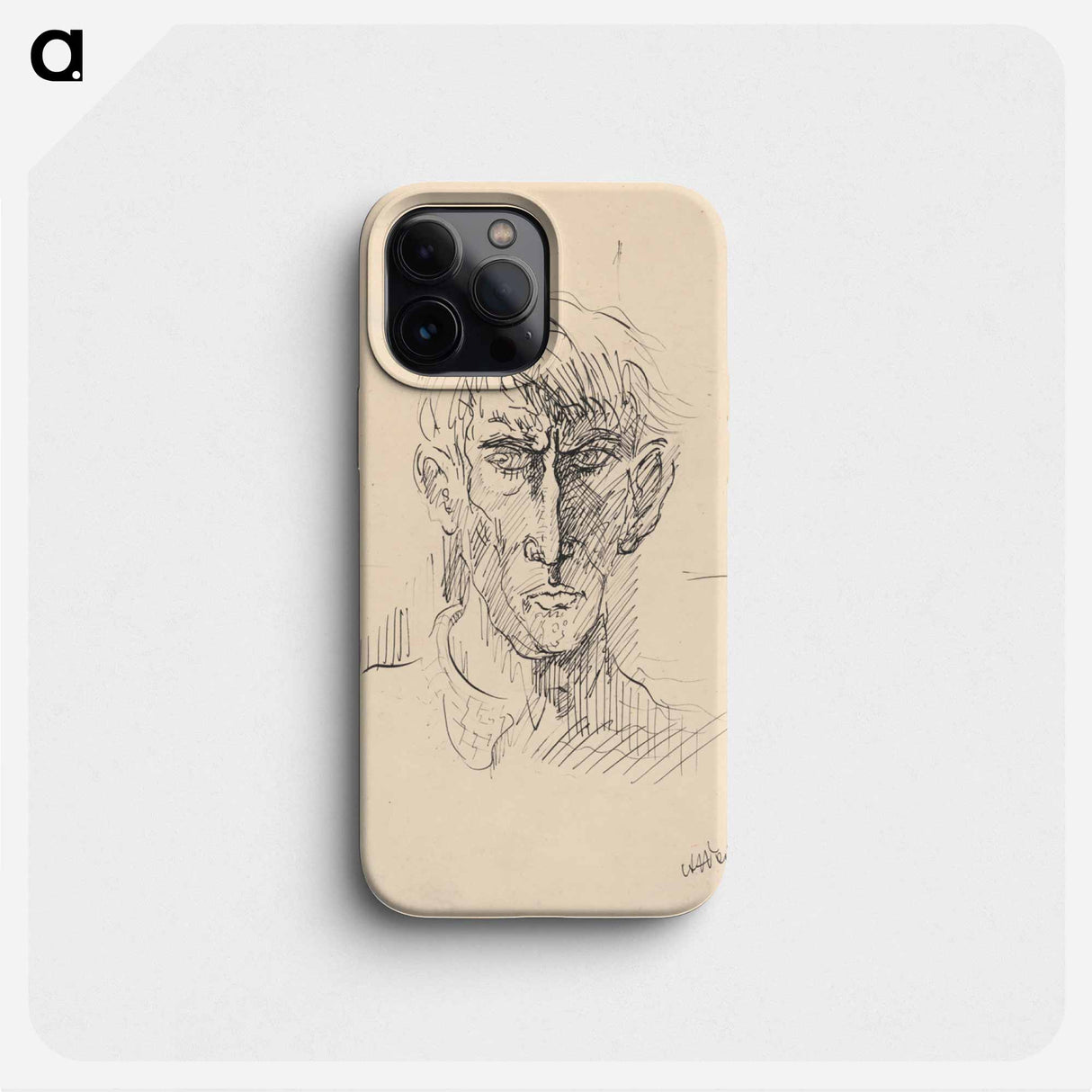 Self portrait - アーノルド ピーター ワイズ クビンチャン Phone Case.