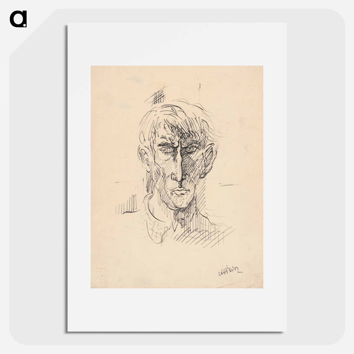 Self portrait - アーノルド ピーター ワイズ クビンチャン Poster.