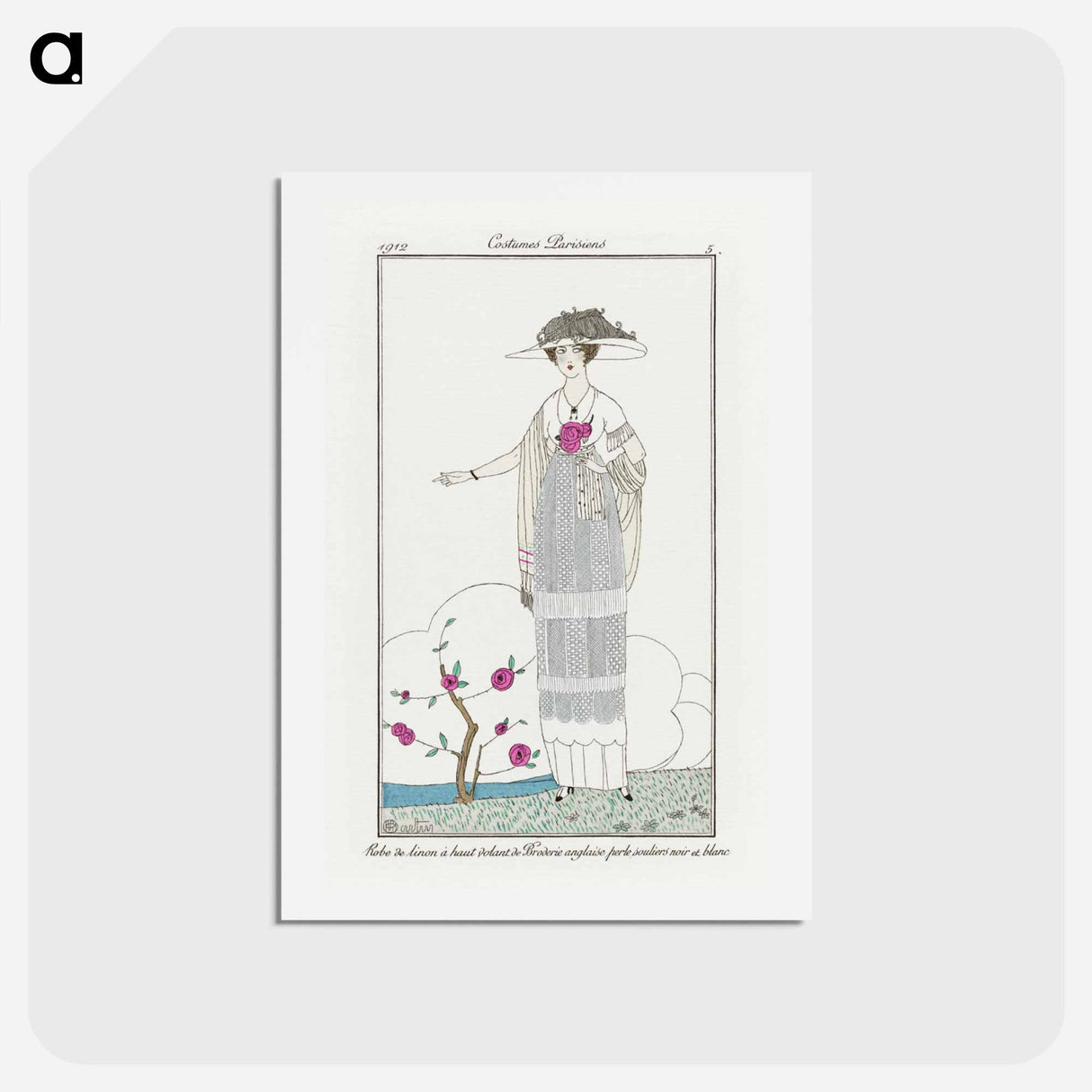 アートポストカード-Robe en linon
- シャルル マルタン Postcard.