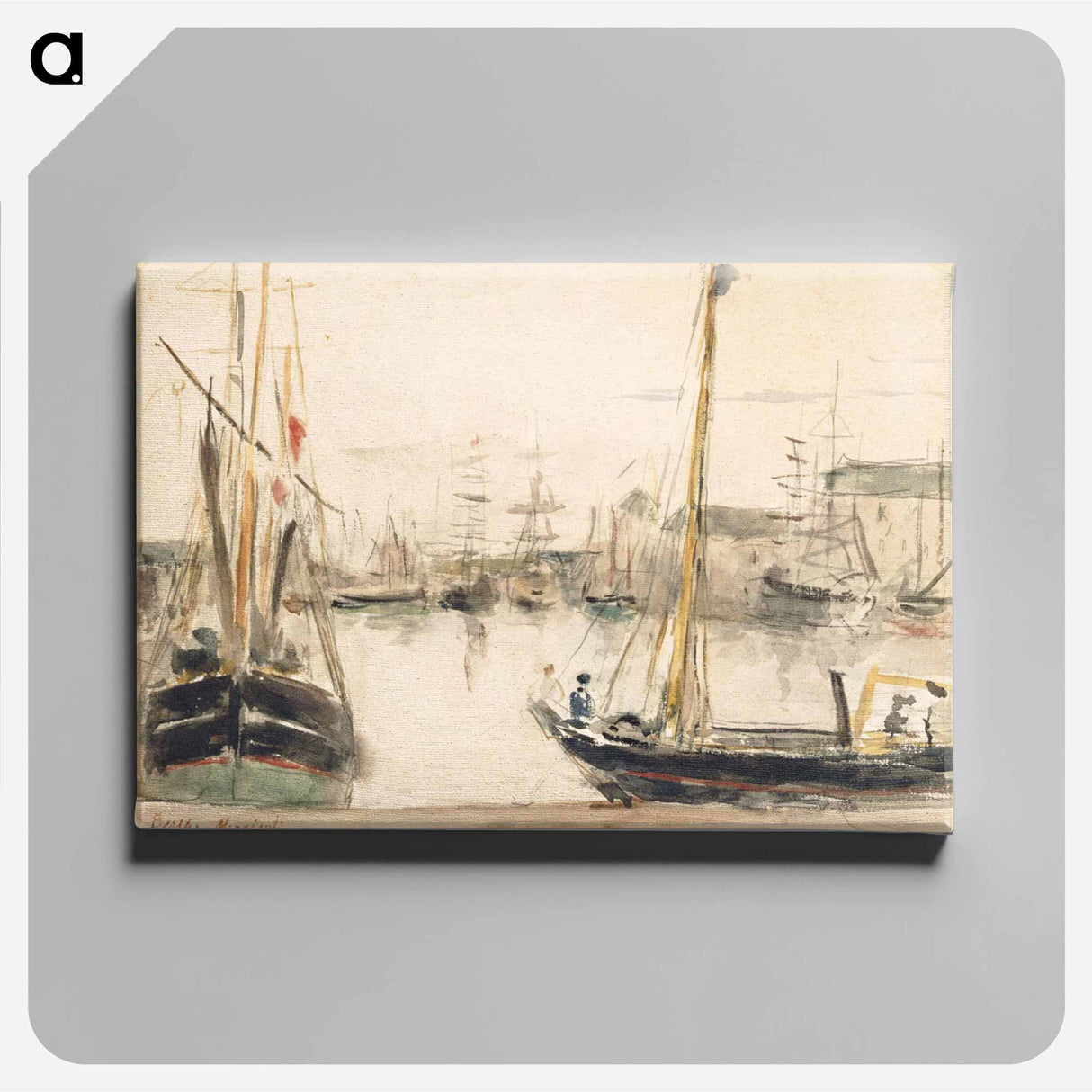 アートパネル-Ships in the Harbor
- デトロイト美術館 Canvas.