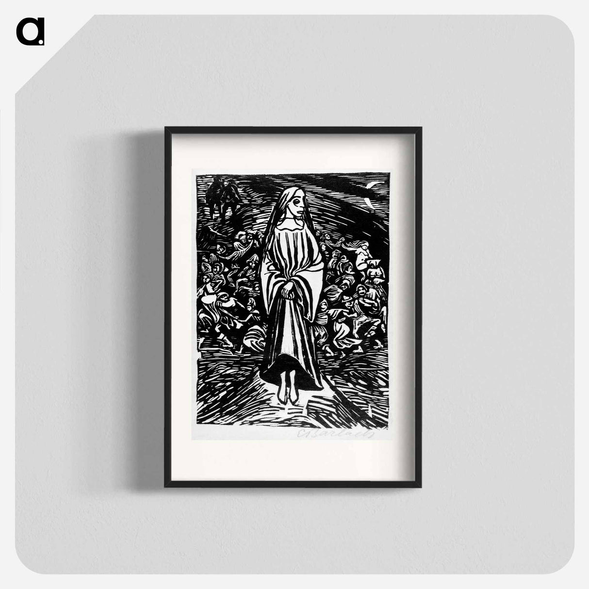 Gretchen - エルンスト ハインリヒ バルラッハ Poster.