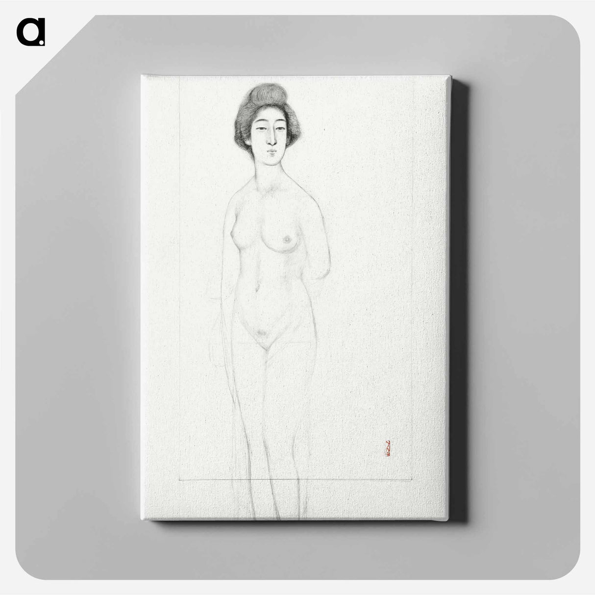 アートパネル-Nude Figure Study
- 橋口 五葉 Canvas.