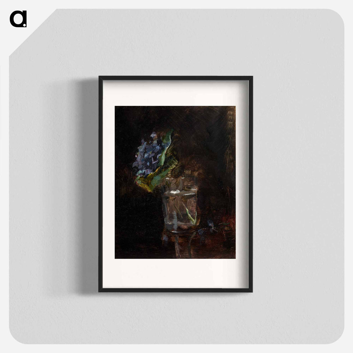 アートポスター-Bouquet of Violets in a Vase - アンリ ド トゥールーズ ロートレック Poster.