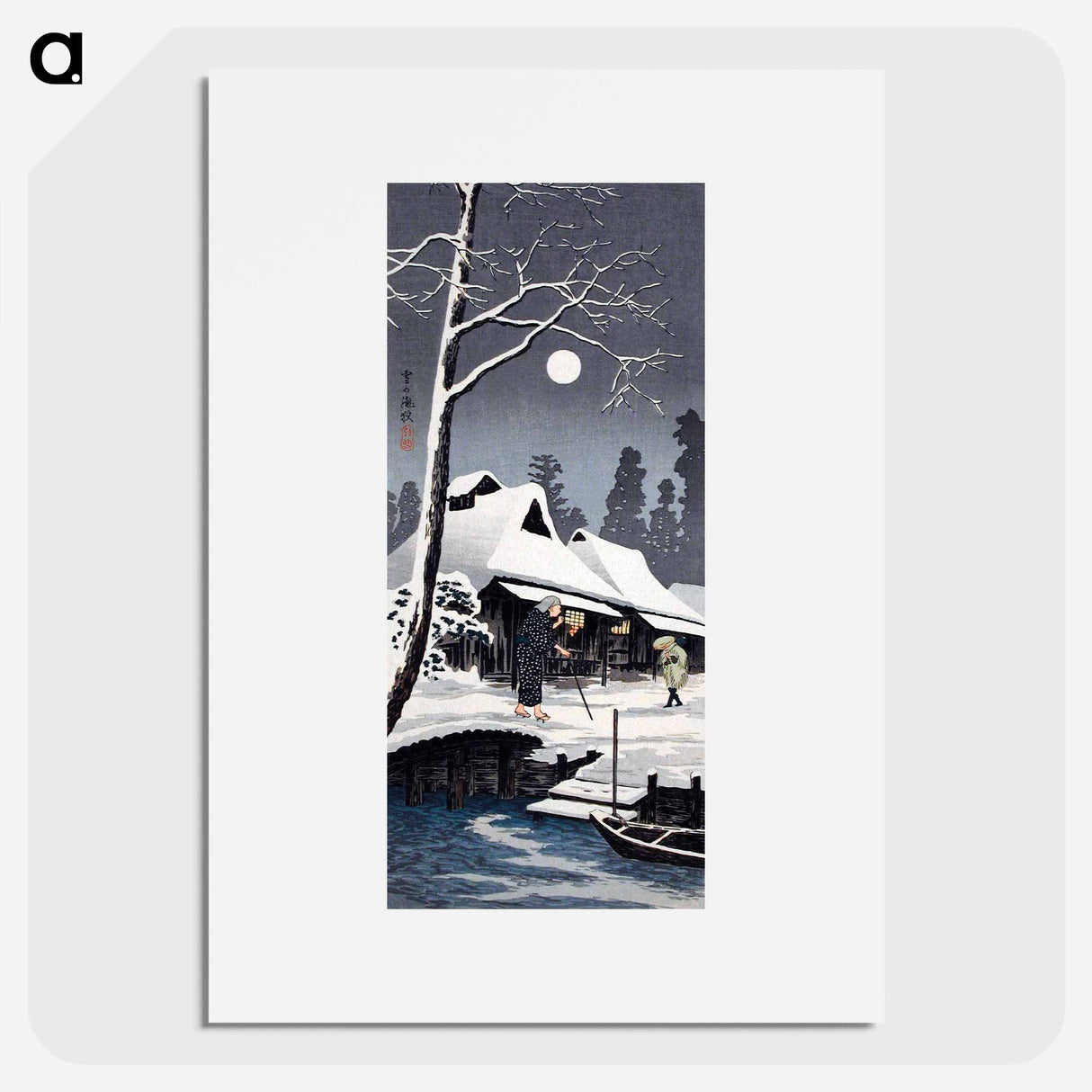 Moonlight on Snow - 高橋 弘明 Poster.