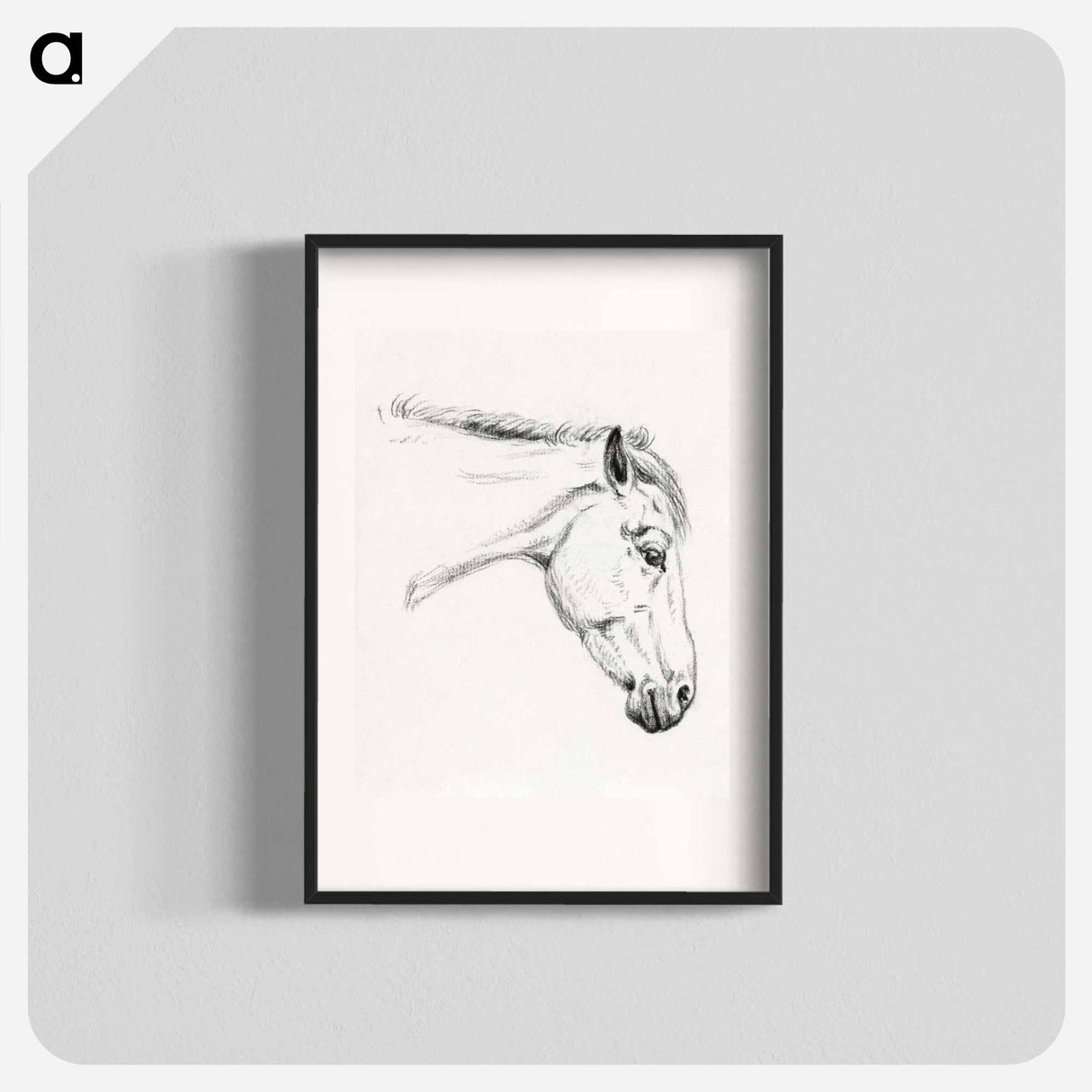 Head of a horse - ジャン ベルナール Poster.