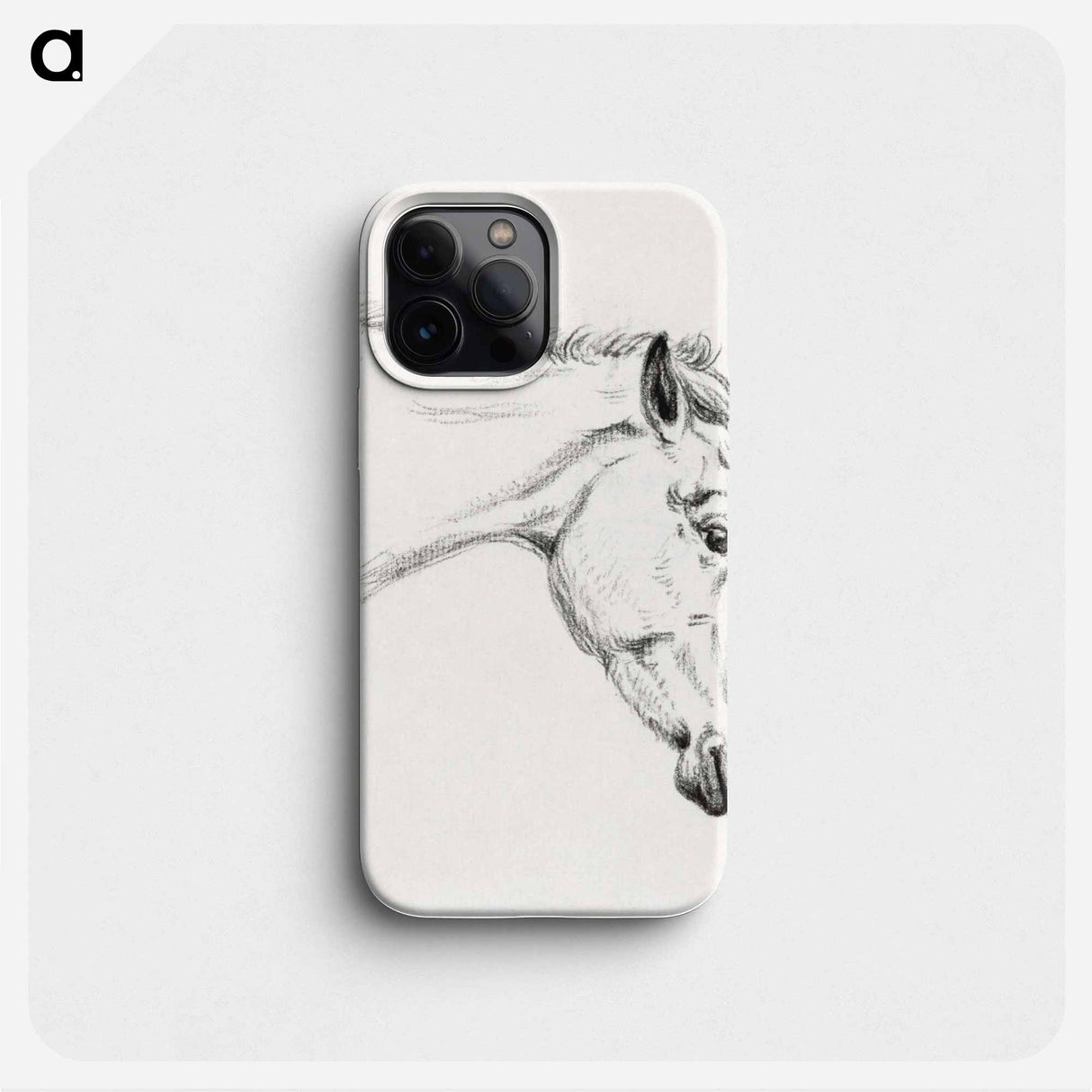 Head of a horse - ジャン ベルナール Phone Case.