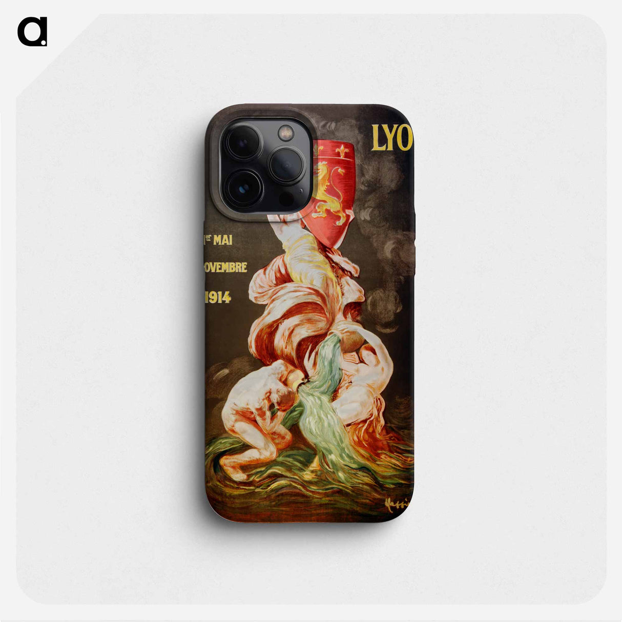 Lyon international exhibition print by Leonetto Cappiello - Leonetto Cappiello Phone Case.