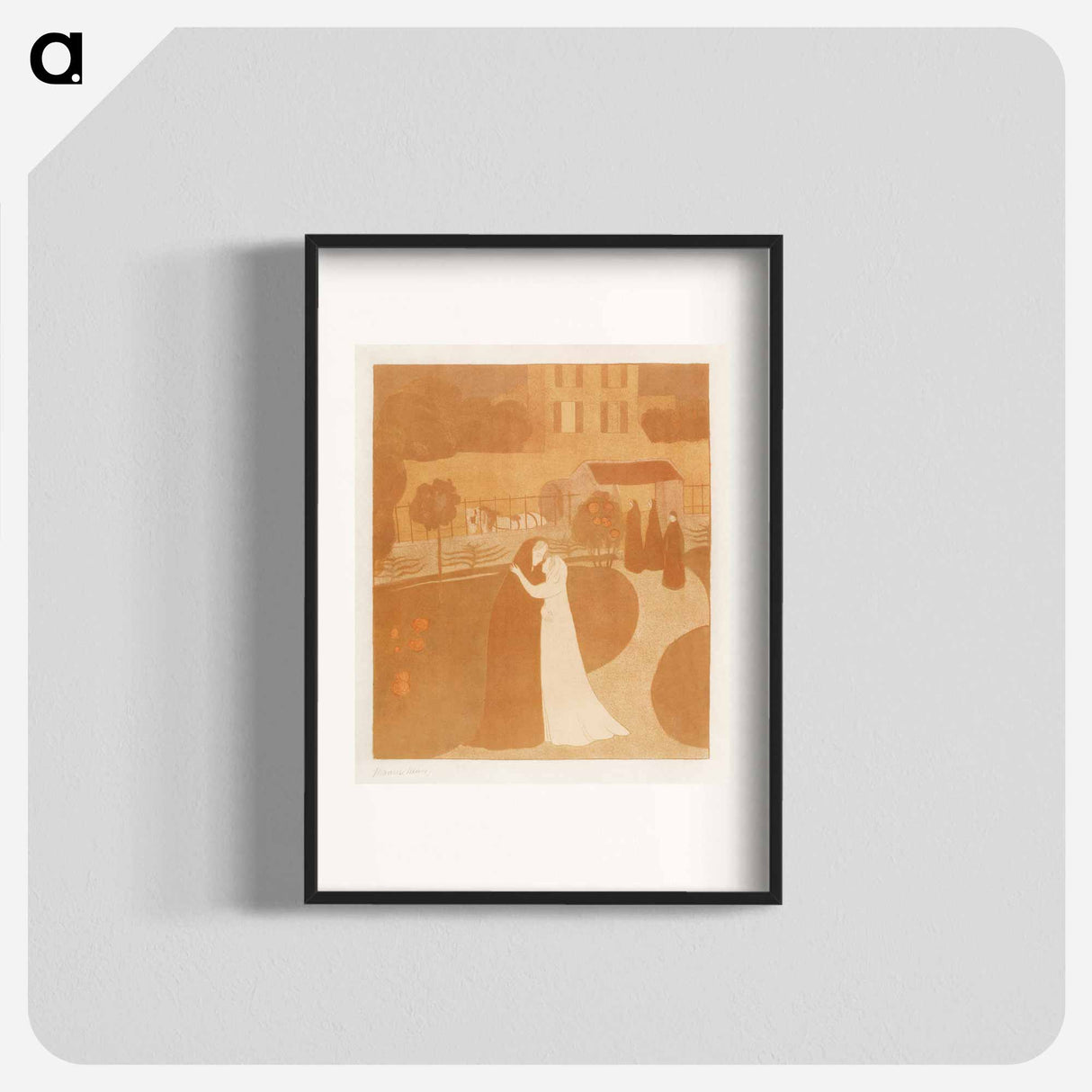 The Visitation at the Villa Montrouge - Maurice Denis Poster.