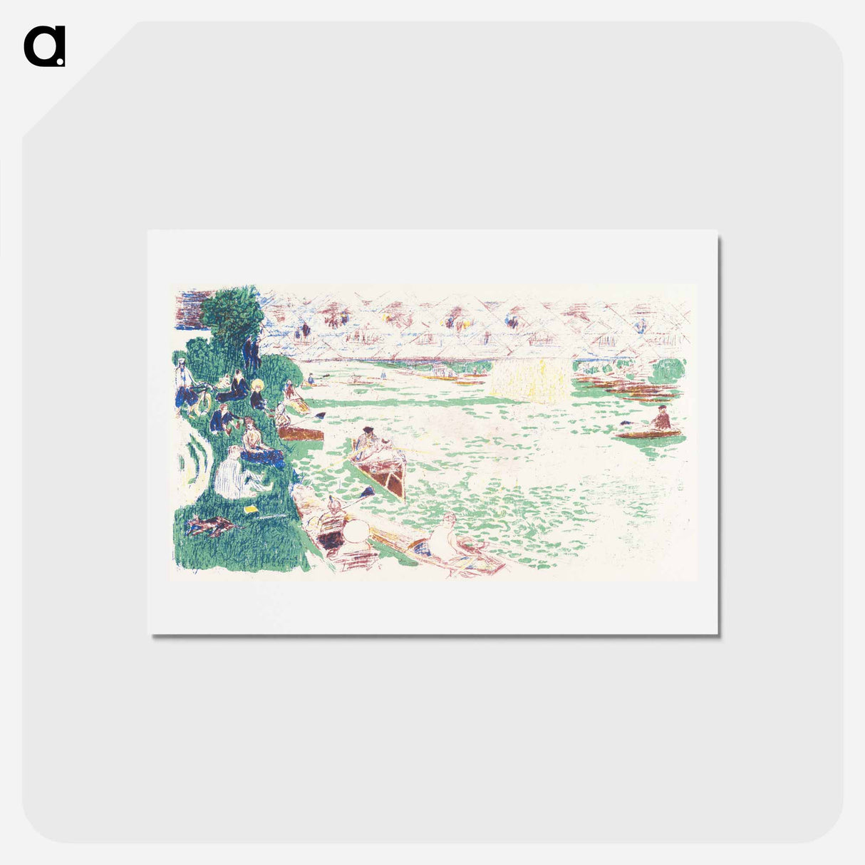 アートポストカード-Boating
- ピエール ボナール Postcard.