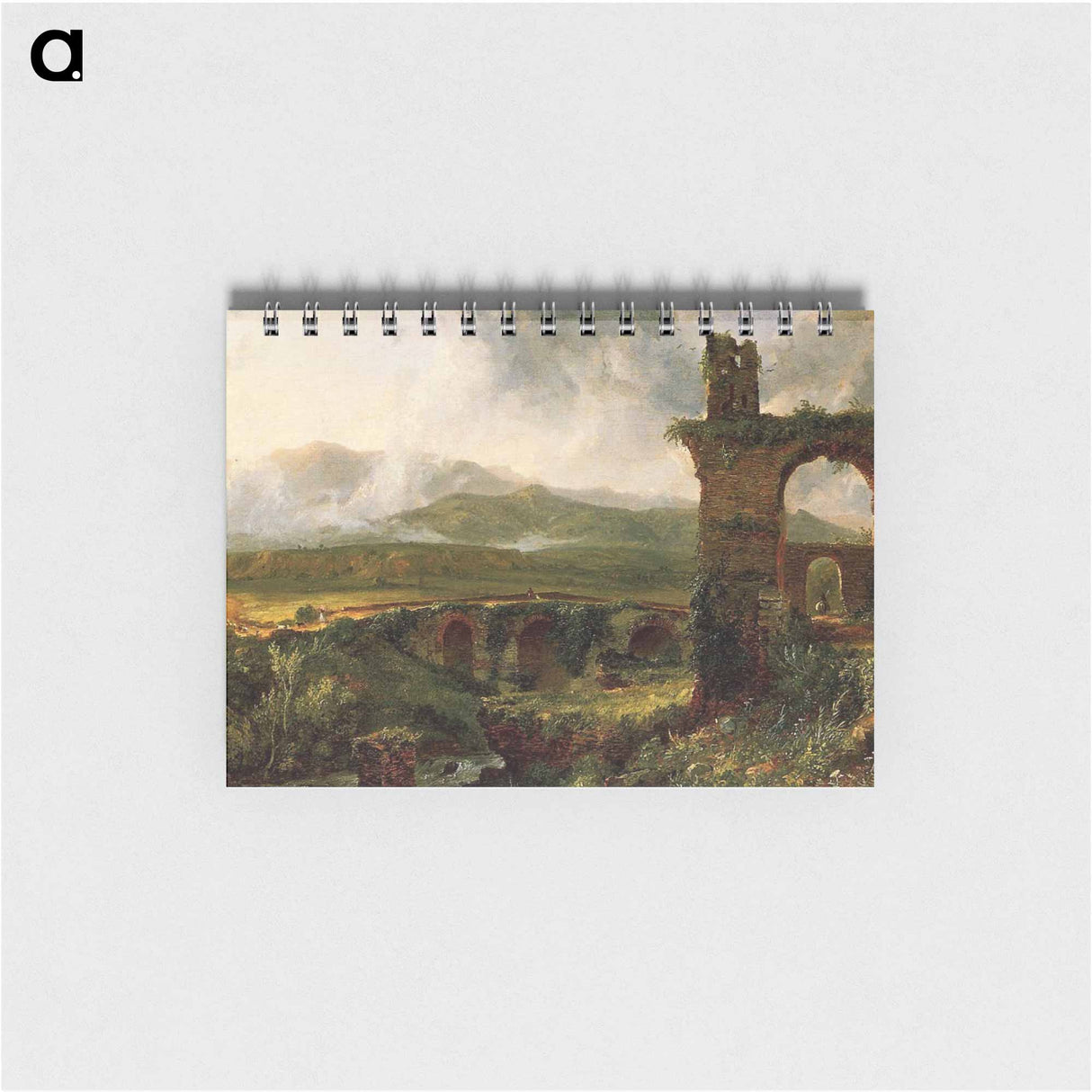 アートメモ帳-A View near Tivoli (Morning) - トーマス コール Memo.