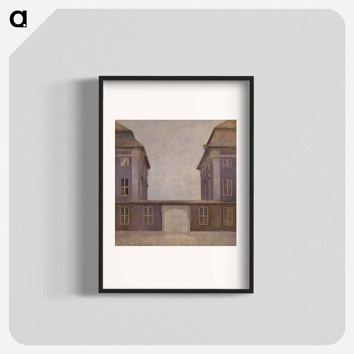 The Buildings of the Asiatic Company, seen from St. - Vilhelm Hammershøi Poster.