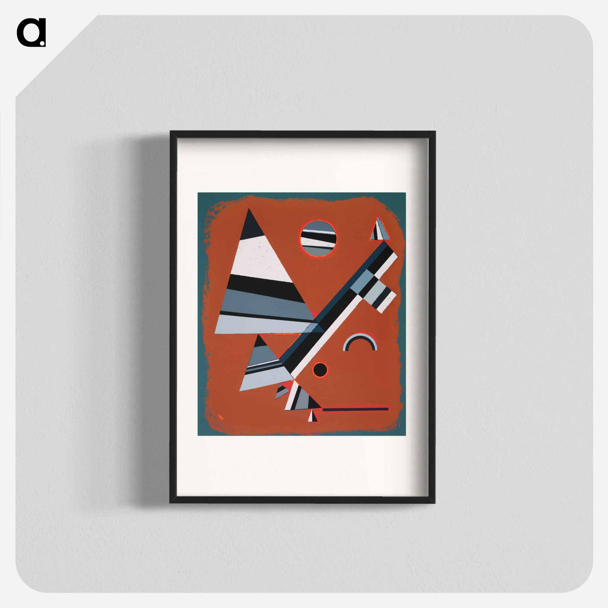 Gris - ワシリー カンディンスキー Poster.