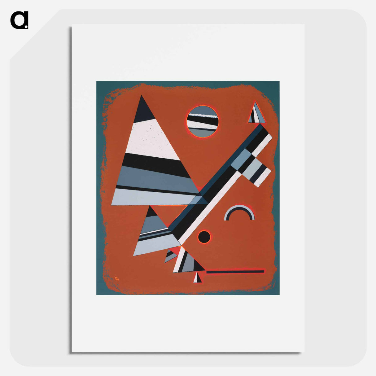 Gris - ワシリー カンディンスキー Poster.