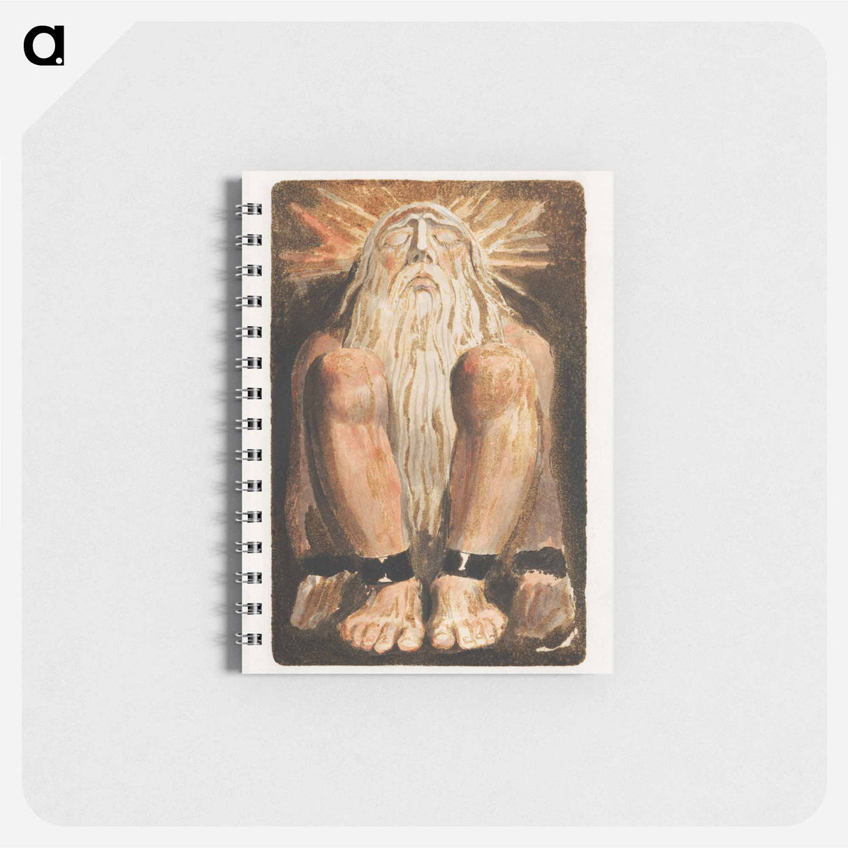 The First Book of Urizen, Plate 3 - ウィリアム ブレイク Memo.