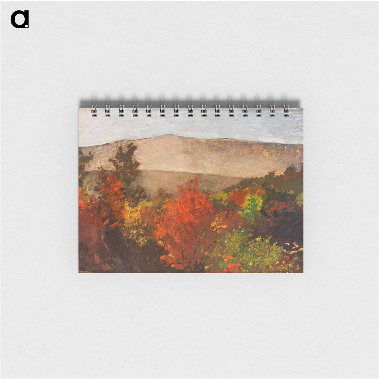 アートメモ帳-Autumn Treetops - ウィンスロー ホーマー Memo.