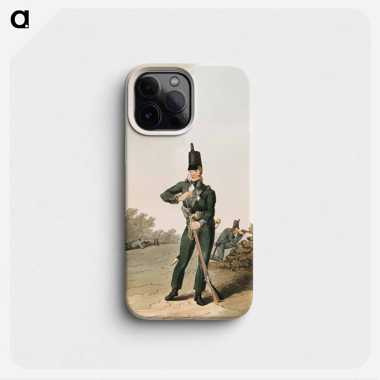 Illustration of North York militia - 19世紀のヨークシャー Phone Case.