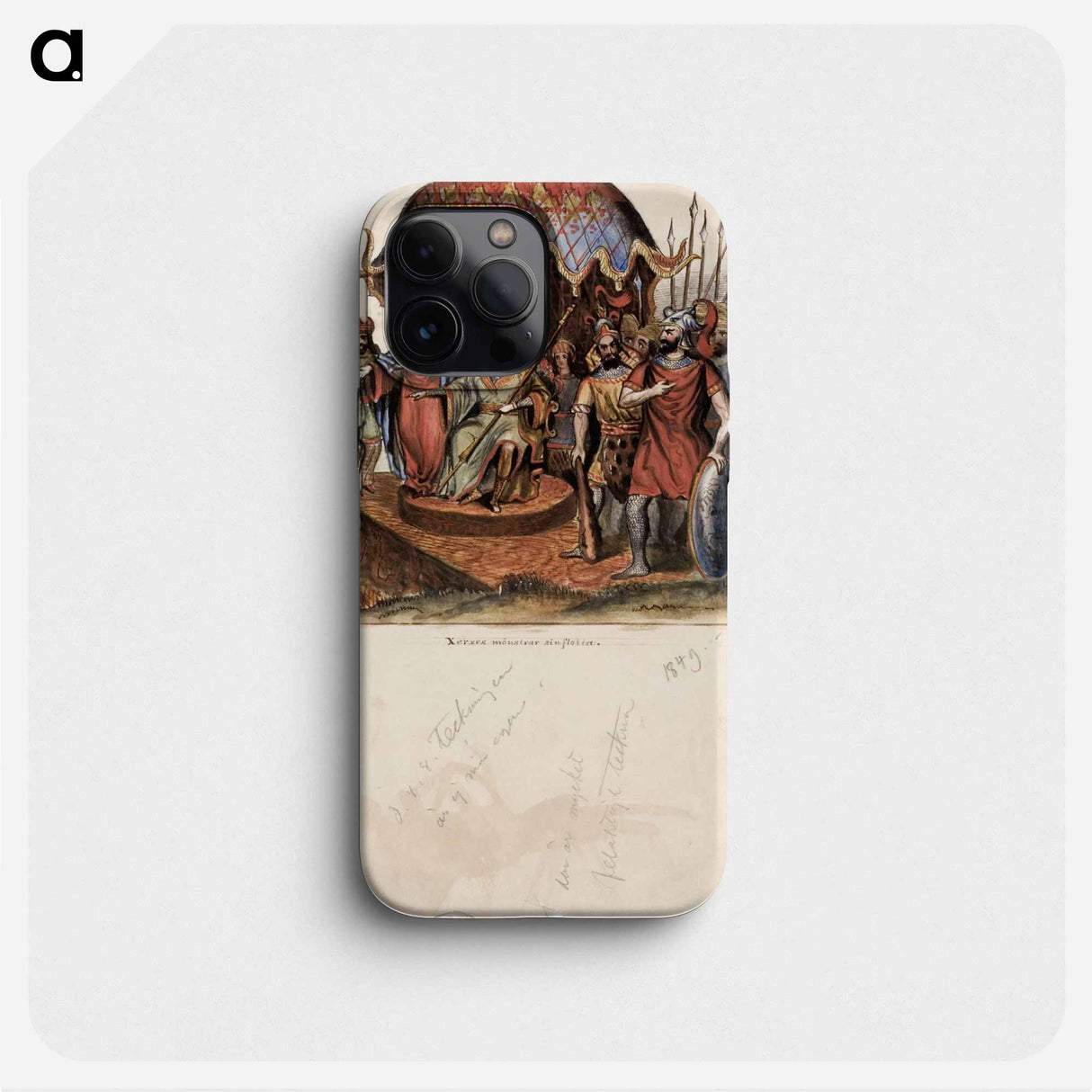 Kserkses katsastaa laivastoaan - アンダース エクマン Phone Case.