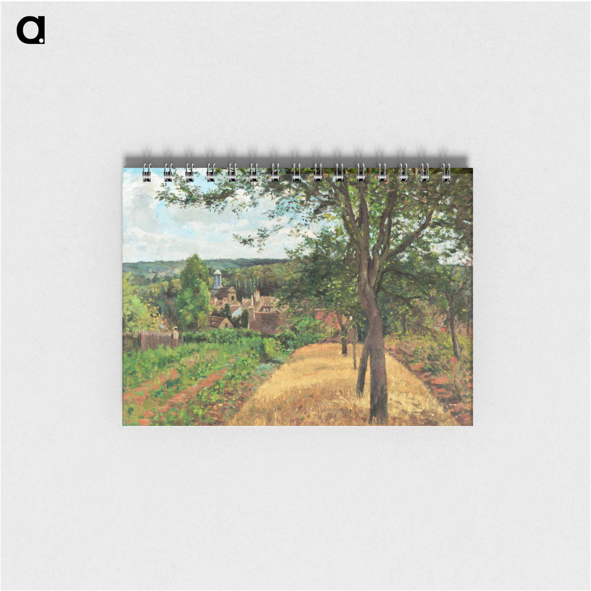 Orchards at Louveciennes - カミーユ ピサロ Memo.