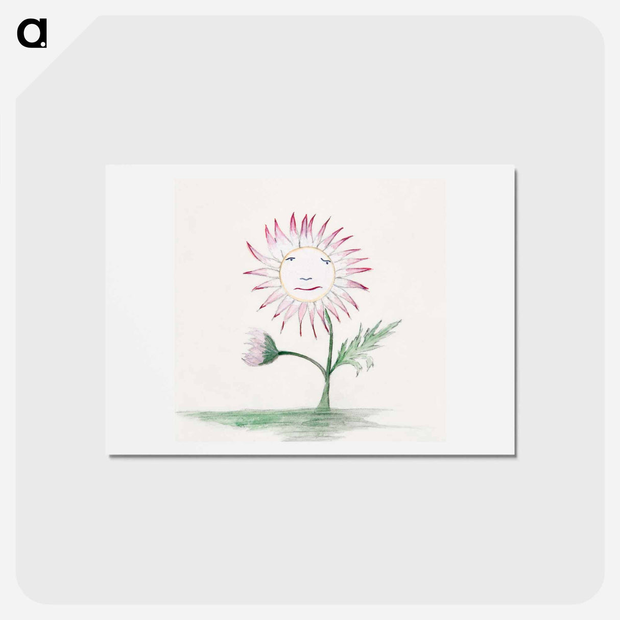 Sunflower - チャールズ デムス Postcard.