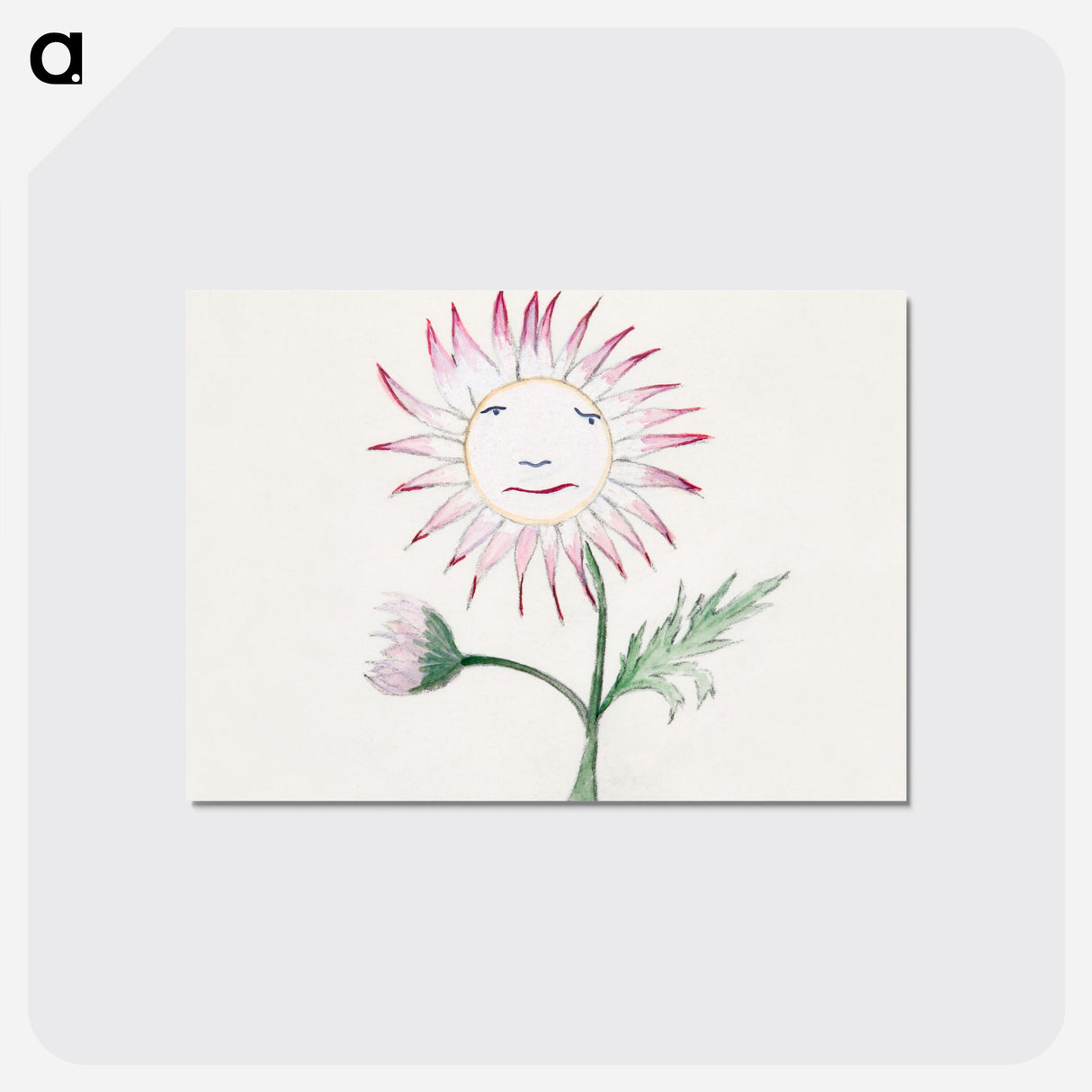 Sunflower - チャールズ デムス Postcard.