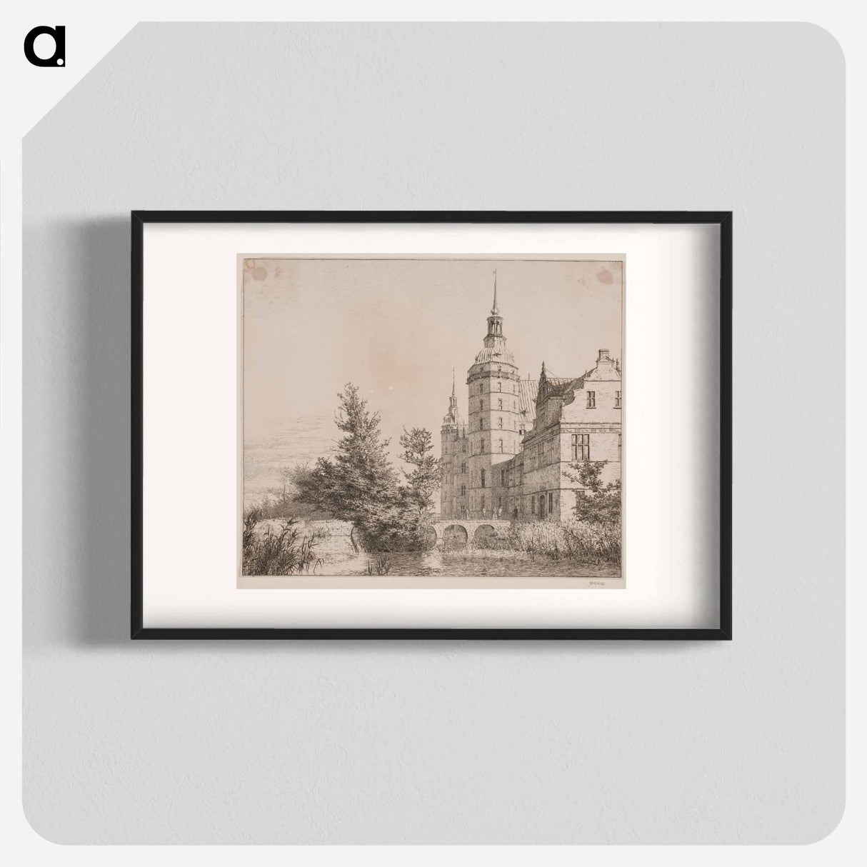 Frederiksborg Castle.Party at Møntbroen - クリステン ケプケ Poster.