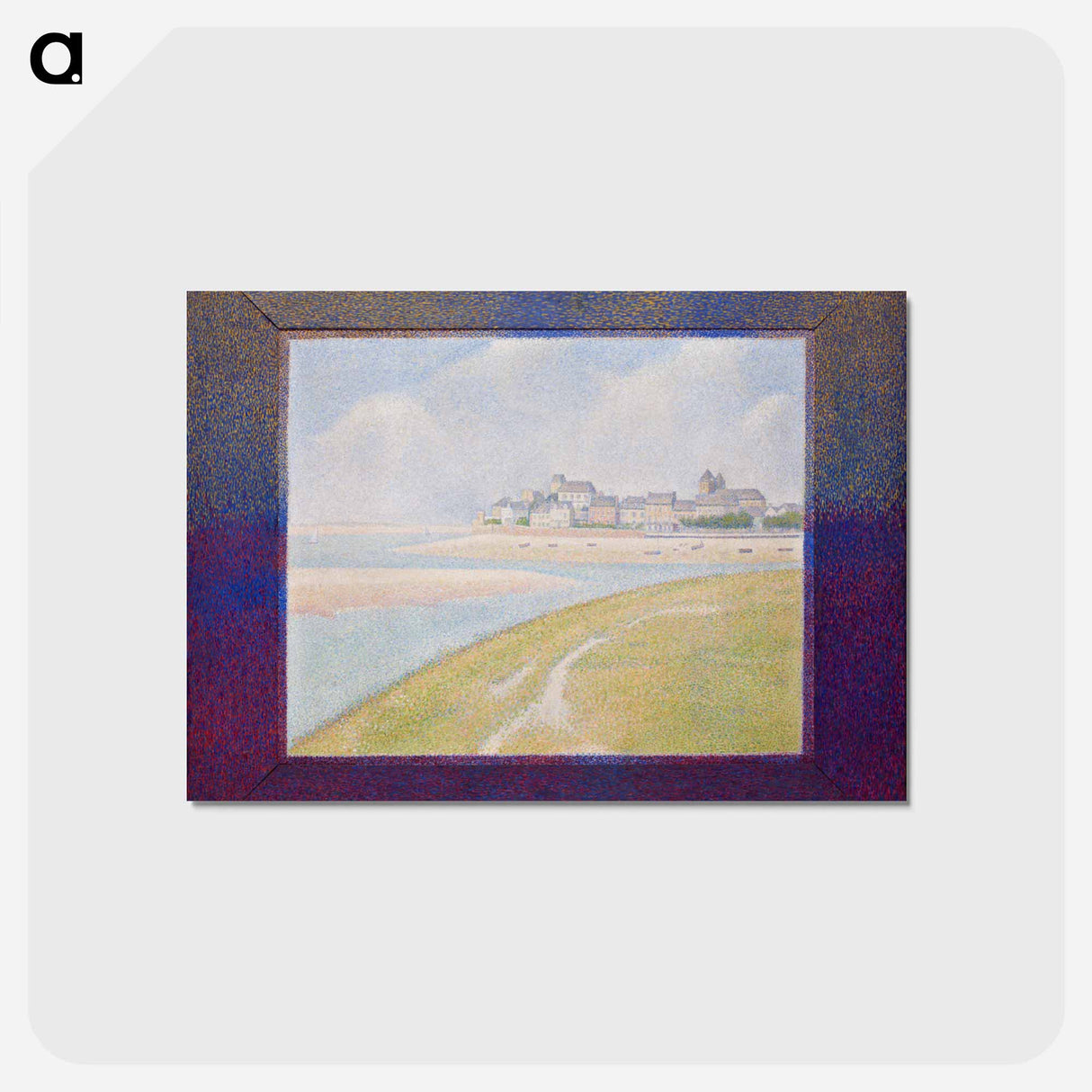 アートポストカード-View of Le Crotoy from Upstream
- デトロイト美術館 Postcard.