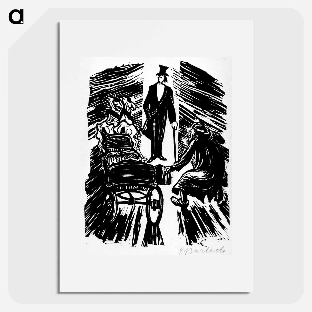 The master - エルンスト ハインリヒ バルラッハ Poster.