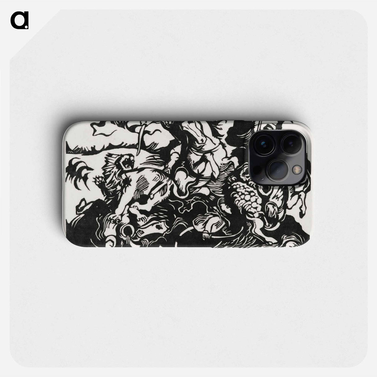 Lion Hunt - Franz Marc Phone Case.