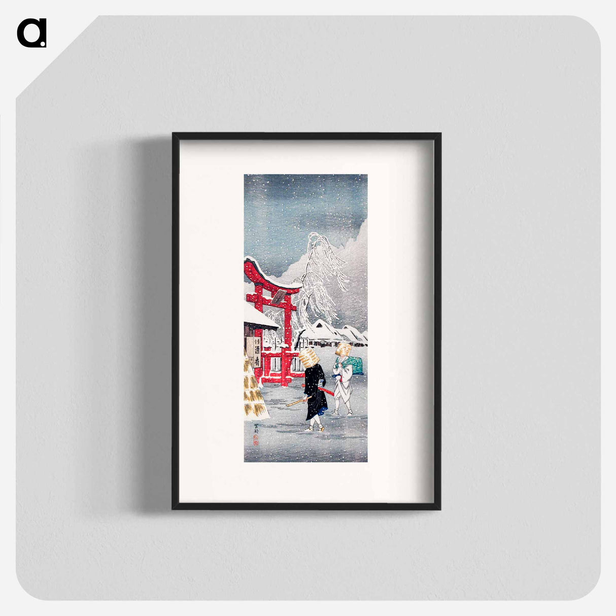 Okabe in Snow - 高橋 弘明 Poster.