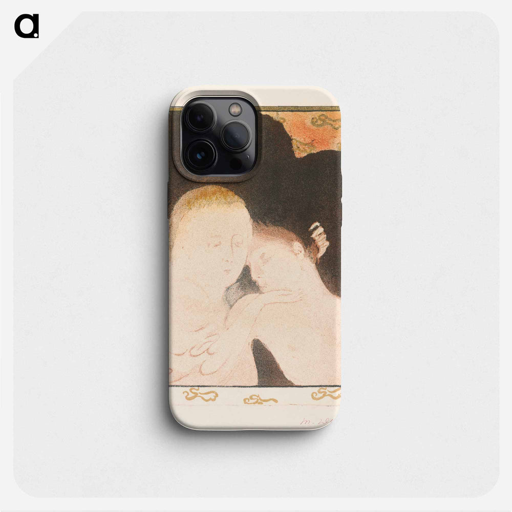 Woman hugs young man - Maurice Denis Phone Case.