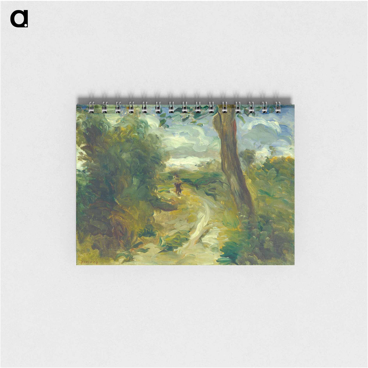 Landscape between Storms - ピエール オーギュスト ルノワール Memo.