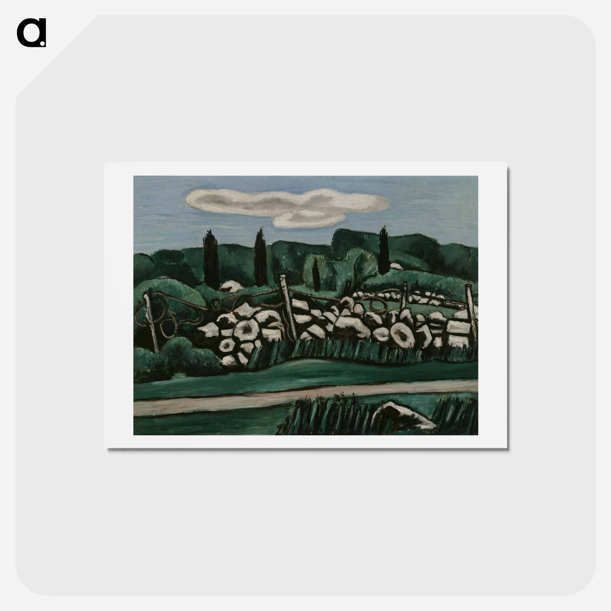 アートポストカード-The Last Stone Walls, Dogtown
- イェール大学アートギャラリー Postcard.