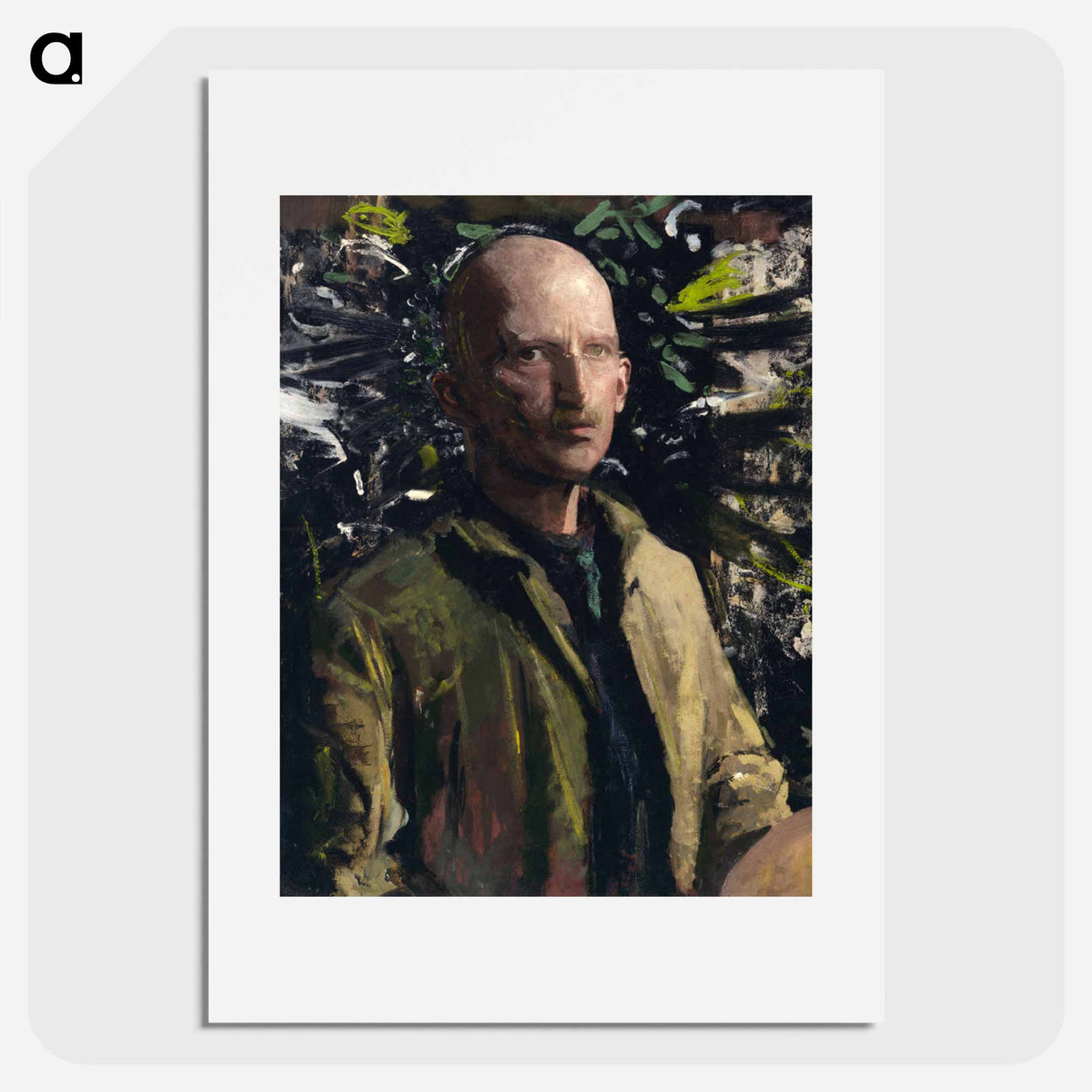 アートポスター-Abbott Handerson Thayer Self-Portrait - アボット ハンダーソン セイヤー Poster.