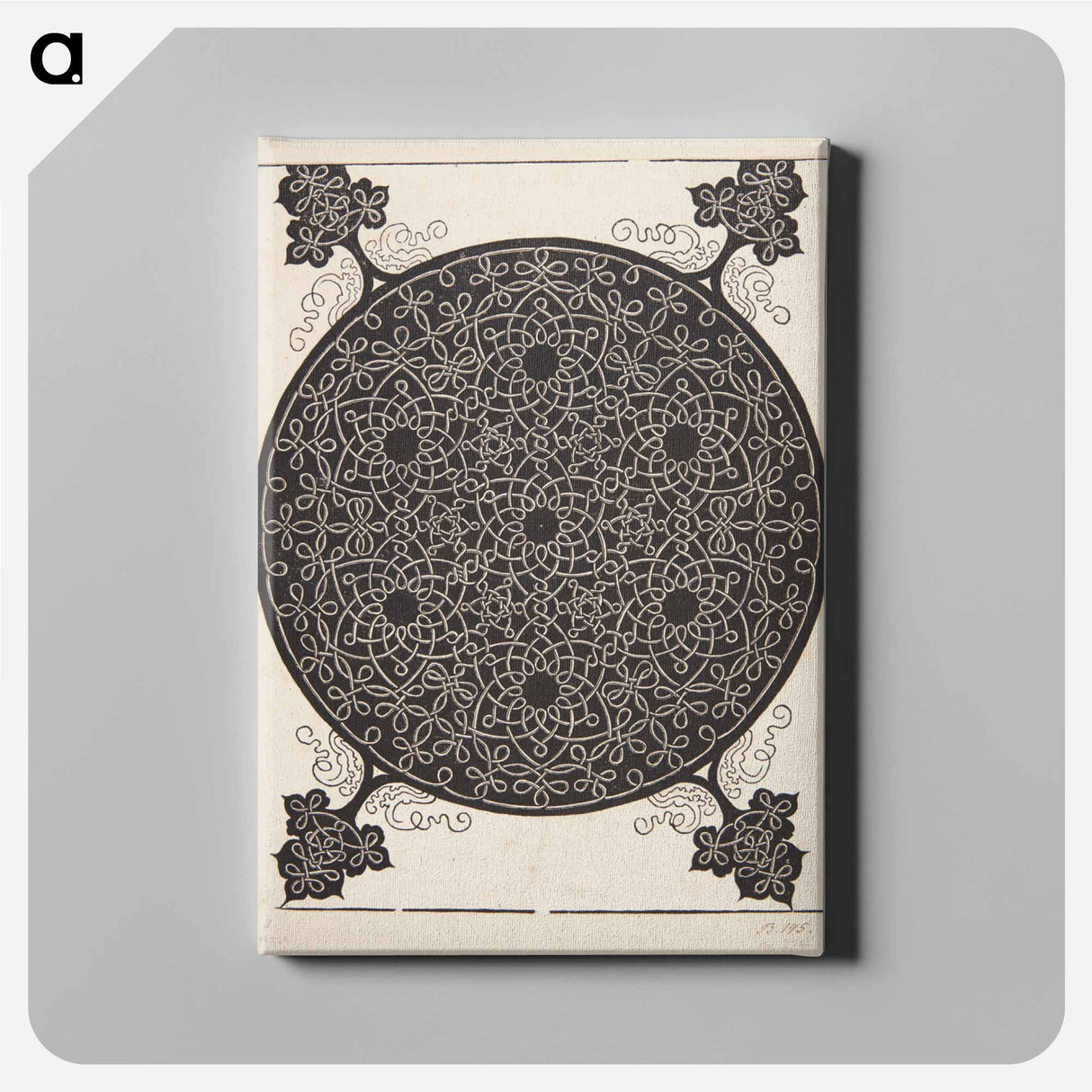 Knob with seven hexagonal stars - アルブレヒト デューラー Canvas.