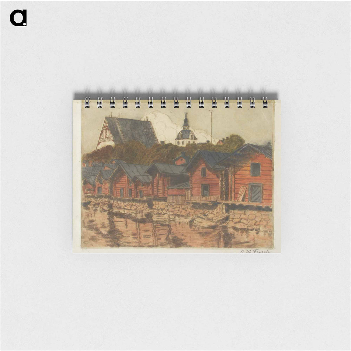 Porvoon ranta-aittoja - アルフレッド ウィリアム フィンチ Memo.