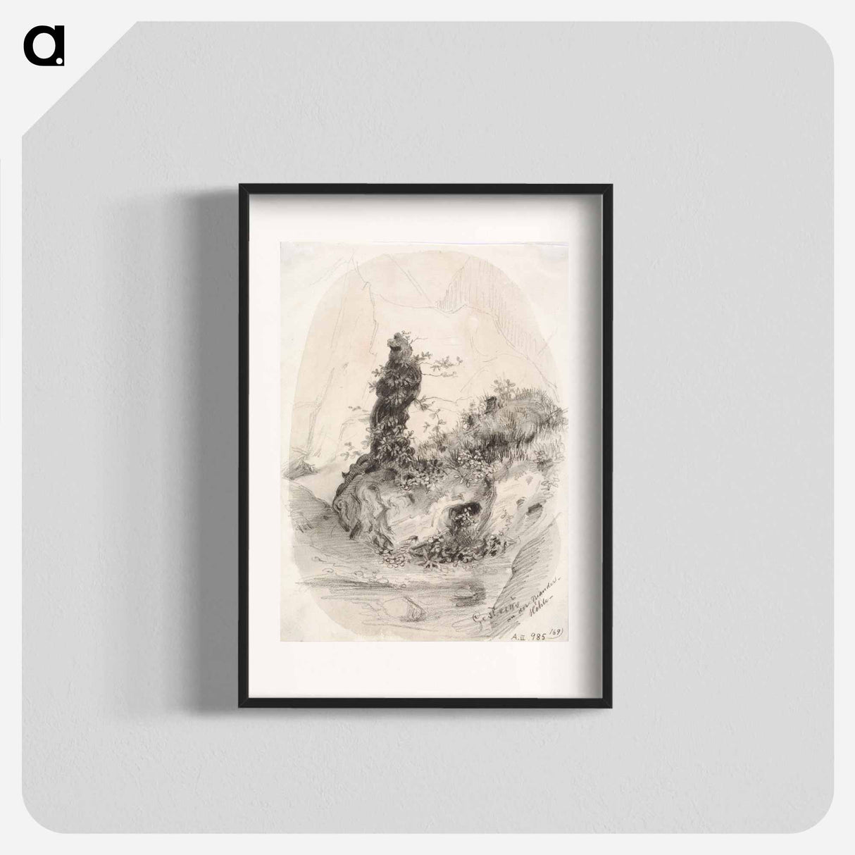 Landscape study - アンダース エクマン Poster.