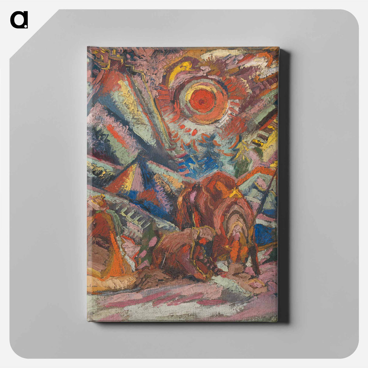 A rest - アーノルド ピーター ワイズ クビンチャン Canvas.