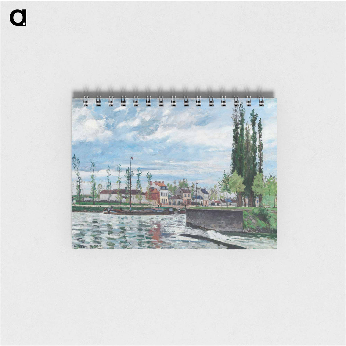 The Lock at Pontoise - カミーユ ピサロ Memo.