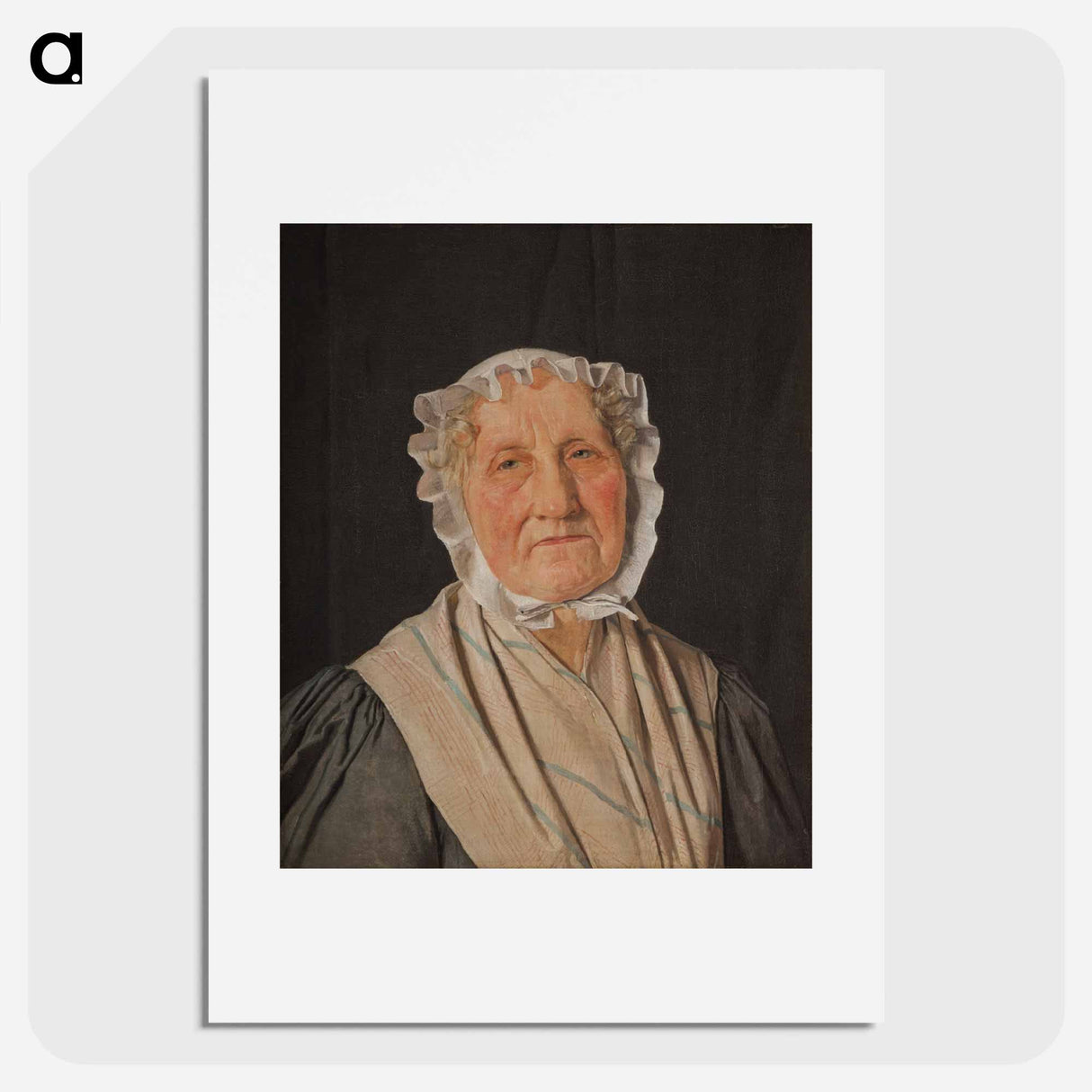 Inger Margrethe Høyen, born Schrøder.The art historian N.L.Høyen's mother - クリステン ケプケ Poster.