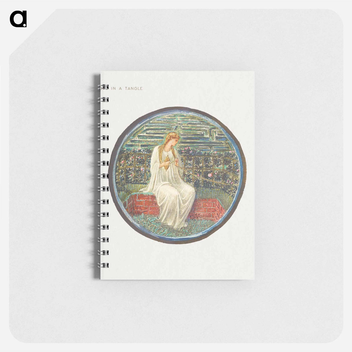 アートメモ帳-Love in a Tangle from The Flower Book - エドワード バーン ジョーンズ Memo.