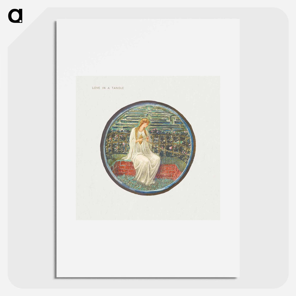 Love in a Tangle from The Flower Book - エドワード バーン ジョーンズ Poster.
