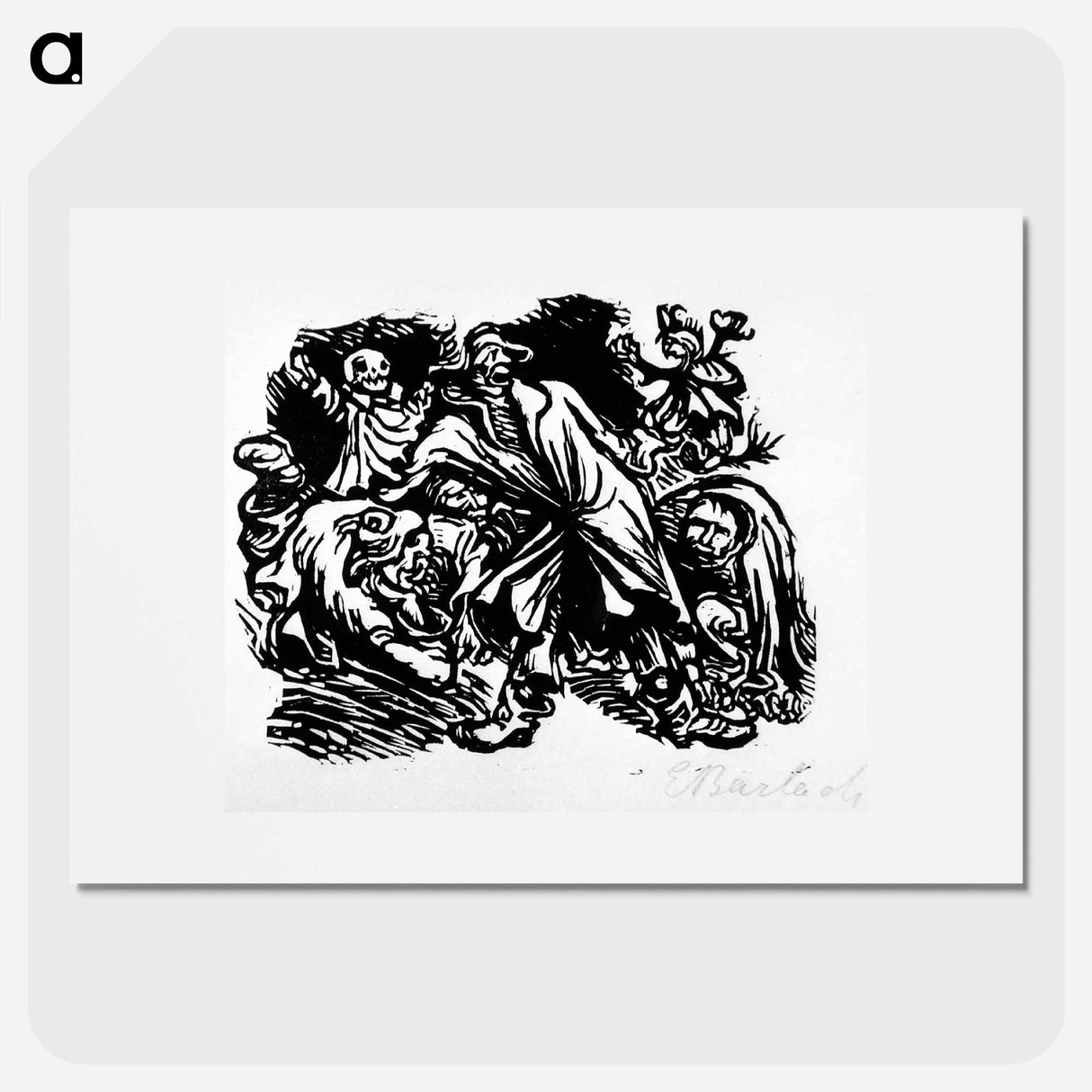 The Puppeteer - エルンスト ハインリヒ バルラッハ Poster.